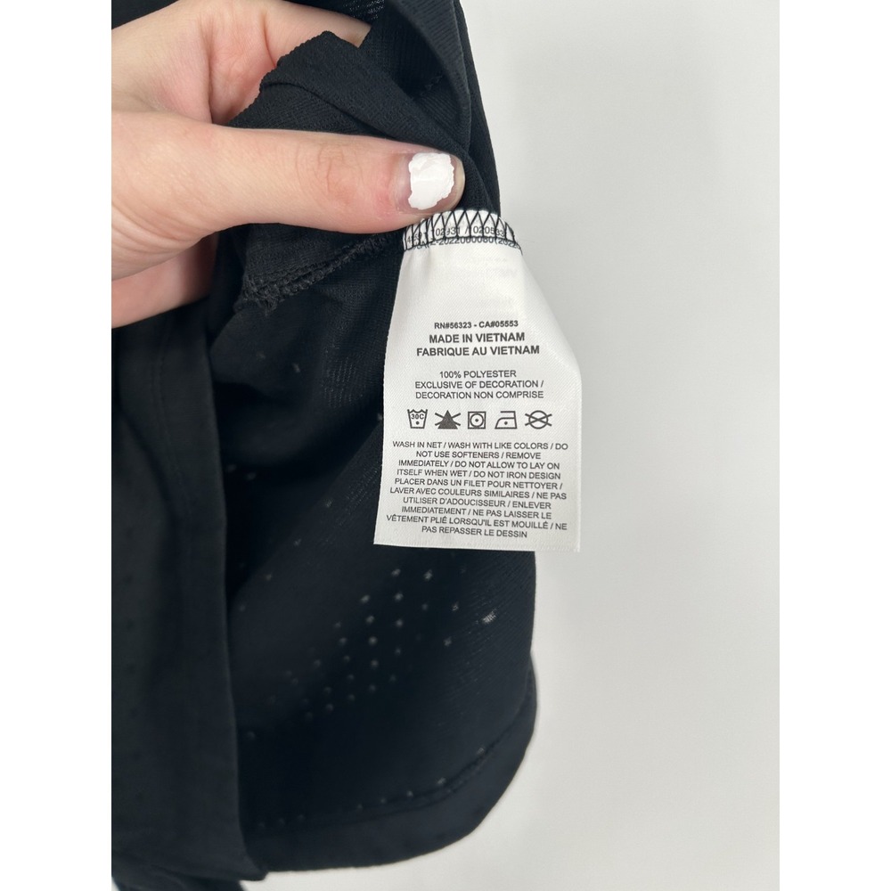 Nike Victory Polo Shirt Womens ST Small Tall Black Sleeveless Dri Fit DX1509-010 - Picture 6 of 7